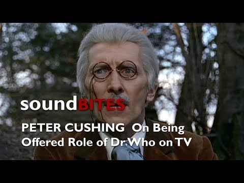 Peter Cushing on Playing Dr Who & Being Offered Part on TV