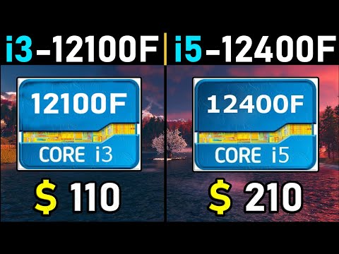 i3 12100F vs i5 12400F - 7 Games Test | Tech MK