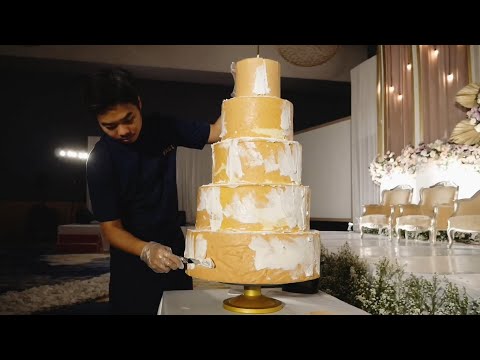 RUSTIC WEDDING CAKE | Ragi x Lil Butterfly ( Kelvin & Yohana )