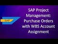 How to Create a Purchase order with the WBS Element