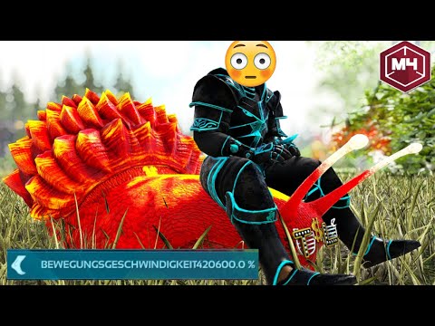 DIE SCHNELLSTE SCHNECKE IN GANZ ARK? 😲 FULL MOVEMENTSPEED DINOS! 🤣 - ARK Devin Fo.25