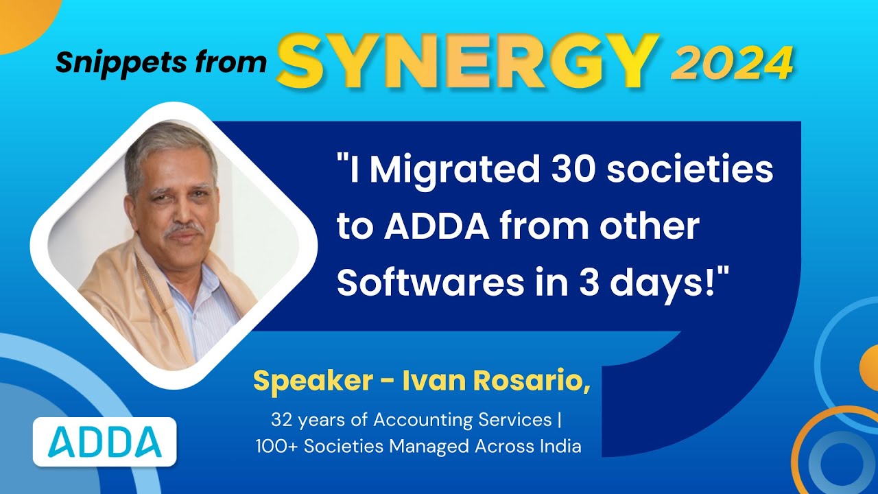 I Migrated 30 societies to ADDA from other Software in 3 days!