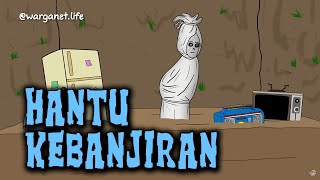 Download lagu Hantu Kebanjiran | Animasi Horor Kartun Lucu | Warganet Life mp3