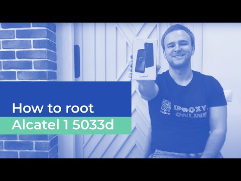 How to ROOT Alcatel 1 5033D + remote change ip check at iProxy.online mobile proxies