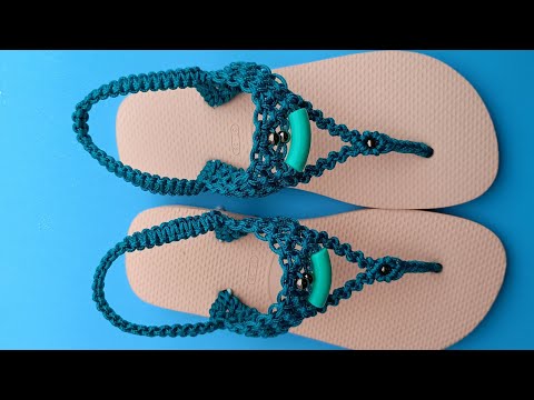 Sandália Luna em Macramê – Tutorial completo e fácil de fazer