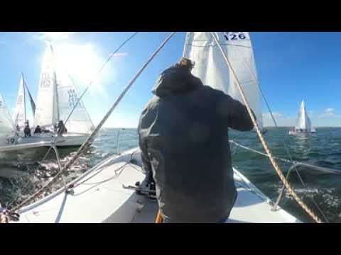 2022 J24 North Americans Race 4 Debacle Leeward Mark