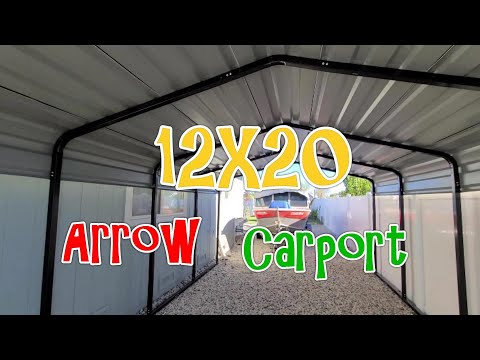 Arrow 12 X 20 Carport -August 4 -2021