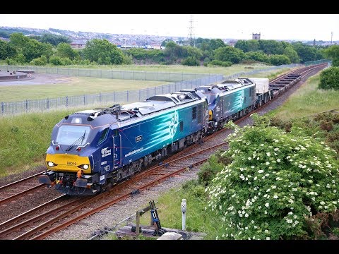 88010 & 88008 om 6C46 pass Derwent Junction, Workington   10/06/18