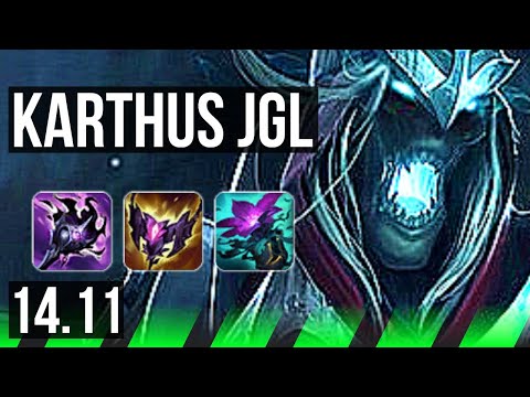 KARTHUS vs WARWICK (JGL) | Rank 5 Karthus, 14/3/16, Godlike | NA Challenger | 14.11