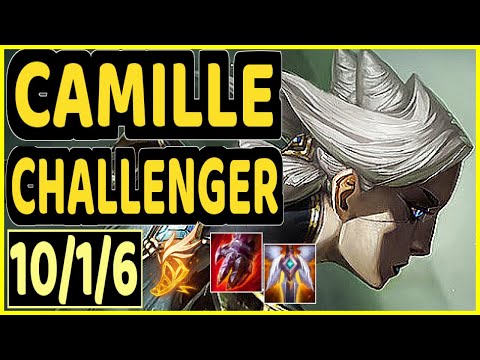 SKT T1 FAKER (CAMILLE) vs IRELIA - 10/1/6 KDA MID CHALLENGER GAMEPLAY - KR