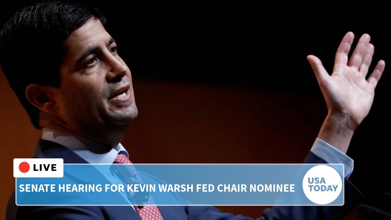 Senate hearing live: Fed chair nominee Kevin Warsh testifies before Senate Banking Committee