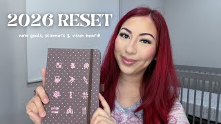 2026 LIFE RESET 🤍 | my goals, intentions & vision board for this year!