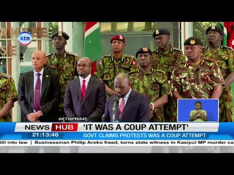 Interior CS Murkomen claims protests were a coup attempt