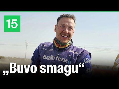 Saulius Klevinskas finiše: „Trasa greita, bet pavojinga“