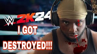 I got DESTROYED!!! *WWE2k24*