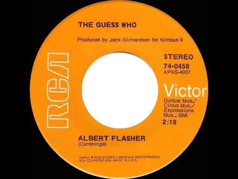 1971 HITS ARCHIVE: Albert Flasher - Guess Who (stereo 45)