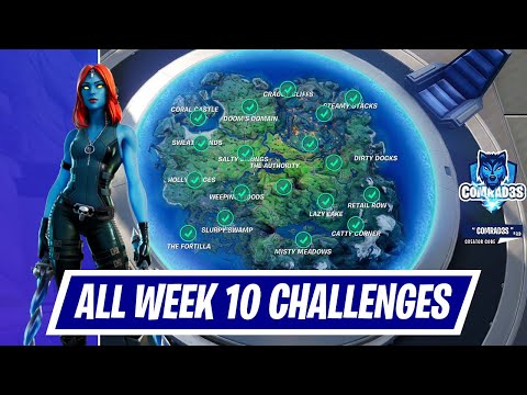 All Week 10 Challenges Guide in Fortnite Chapter 2 Season 4 | How to complete Week 10 Challenges