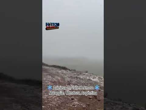 ❄️ Así nieva en Valle Hermoso domingo 14/12/2025.#Malargüe #mendoza #argentina #nieve #paisajes