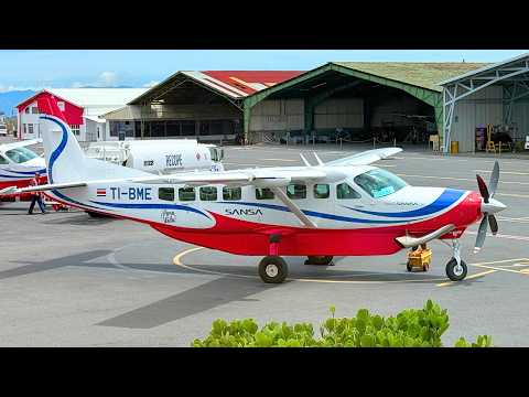 SANSA AIRLINES CESSNA 208B Grand Caravan | La Fortuna - San Jose | Flight Review