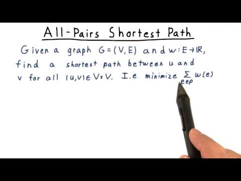 All Pairs Shortest Path Georgia Tech Computability Complexity Theory Algorithms