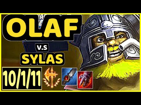 MALRANG (OLAF) vs SYLAS - 10/1/11 KDA JUNGLE CHALLENGER GAMEPLAY - KR