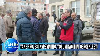 Kırşehir TArım ve Orman İl Müdürlüğü Take Projesi Kapsamında Tohum Dağ