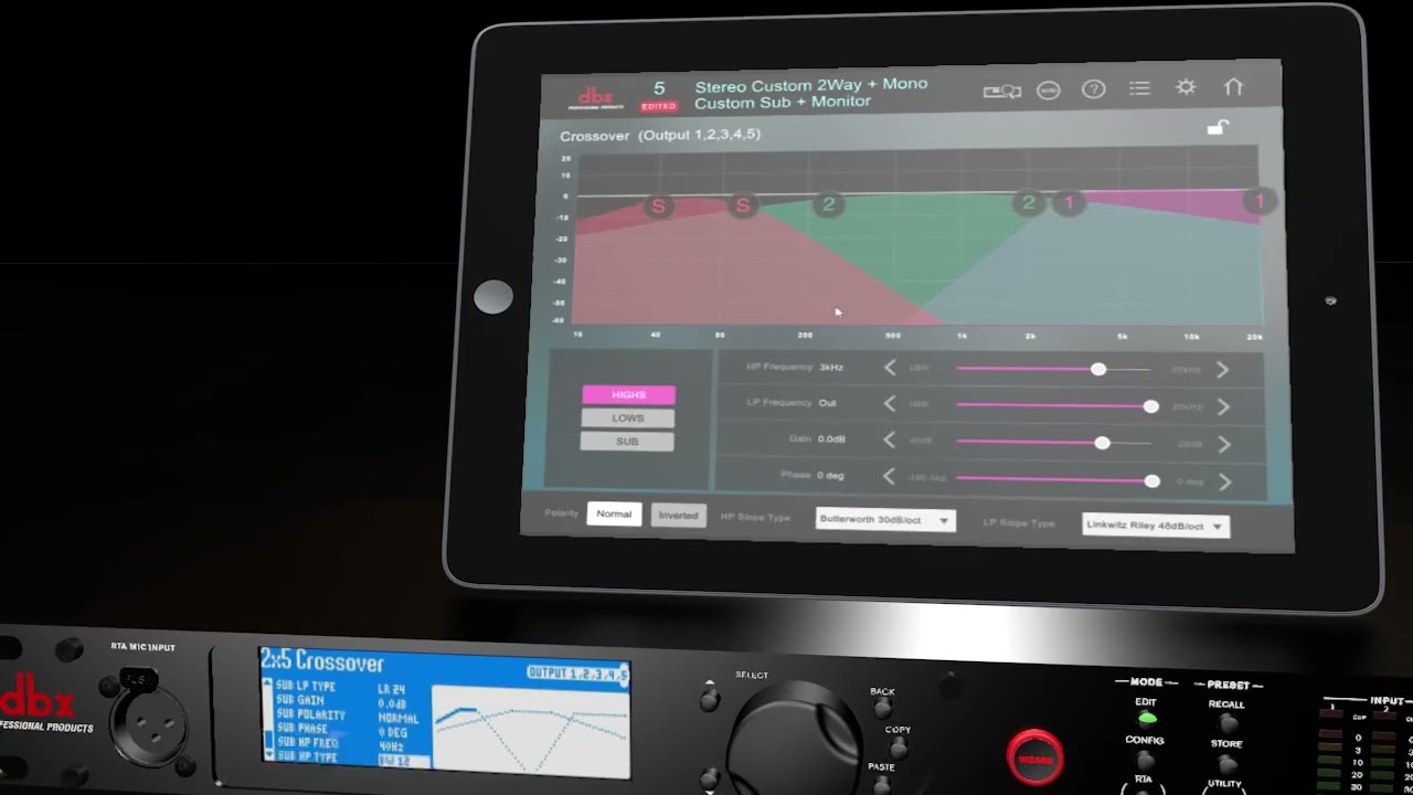 dbx | Configuring   VENU360