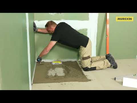 Arbeitsschritt 2 - Estrich verlegen mit Schnellestrich SE 24