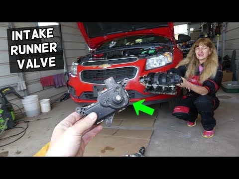 CHEVROLET CRUZE INTAKE RUNNER CONTROL VALVE SOLENOID REPLACEMENT LOCATION. CHEVY SONIC