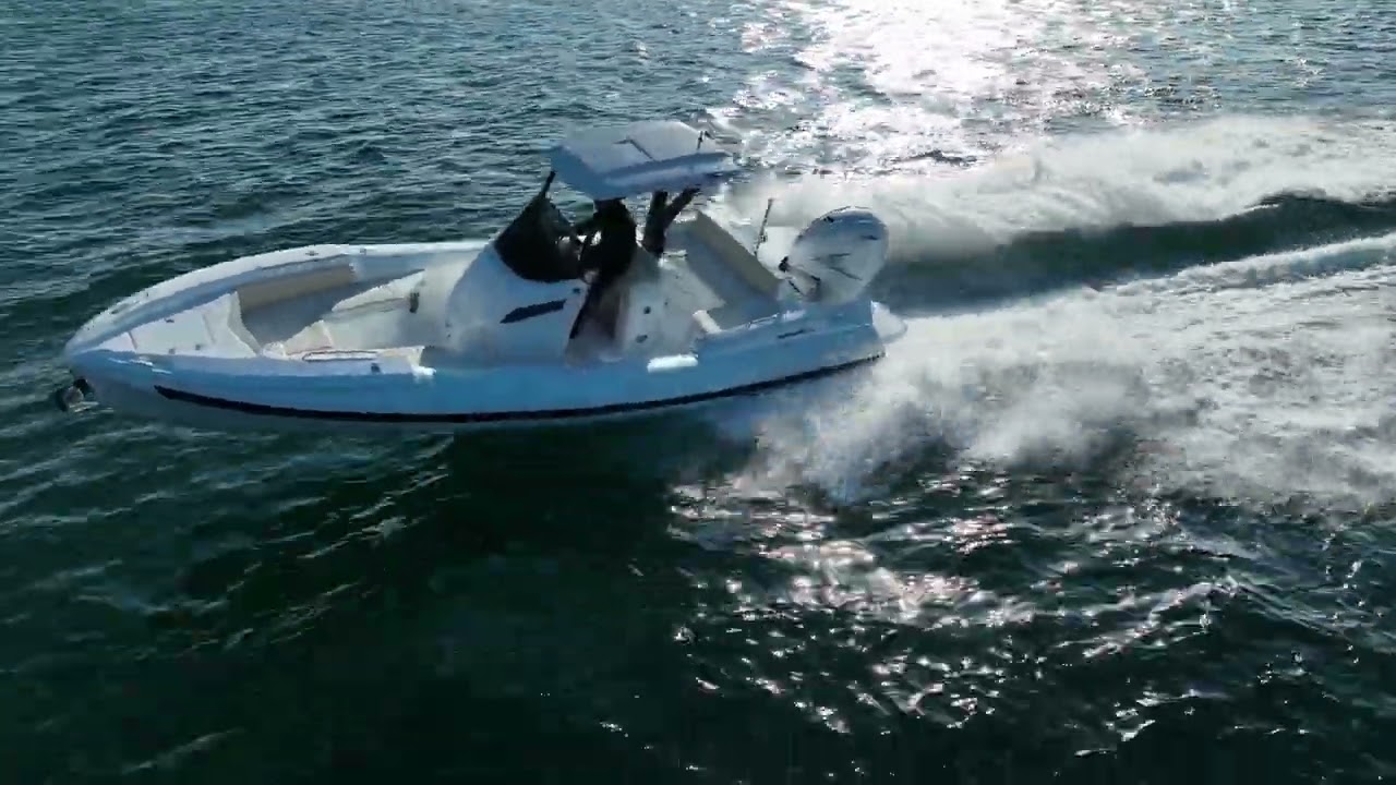 superRIB 27, Yamaha 425 XTO - Test drive