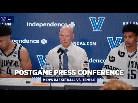 Men's Basketball - Postgame Press Conference vs. Temple
