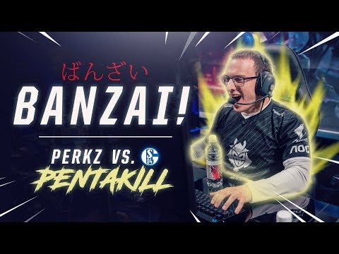 BANZAI! Perkz Penta Kill vs Schalke 04