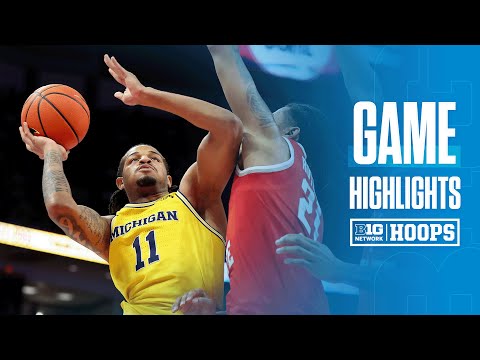 Michigan vs. Ohio State | Highlights | Big Ten Men's Basketball | 02/08/26