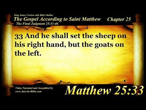 The Gospel of Matthew Chapter 25 - Bible Book 40 - The Holy Bible KJV Read Along Audio/Video/Text