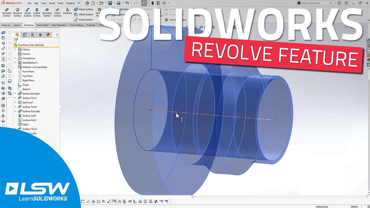 SOLIDWORKS Boss/Base Revolve Feature
