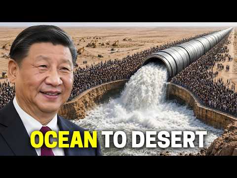 How China Pumped Billion Litres Of Ocean Water Into A Desert