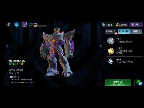 5 Star Megatronus rankup R4