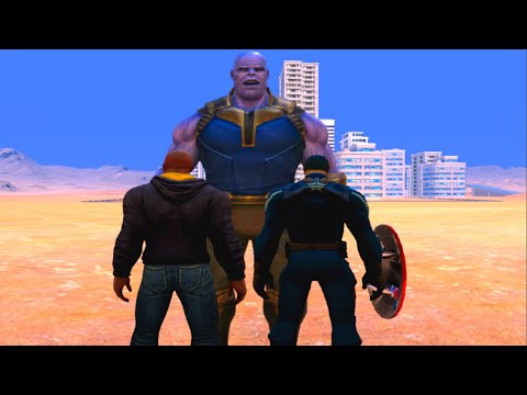 (Marvel vs Marvel) Thanos Vs luke Cage and Captain america