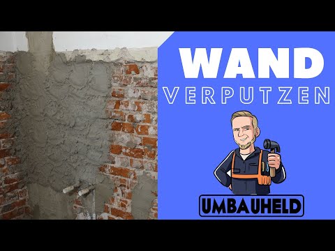 Wand verputzen in zwei Zügen Bausanierung Bremen Umbauheld