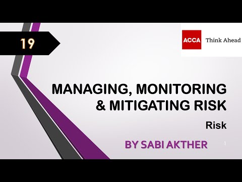 ACCA I Strategic Business Leader (SBL) I Managing Risk - SBL Lecture 19