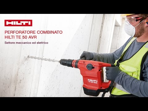 Perforatore combinato TE 50 AVR: settore meccanico ed elettrico