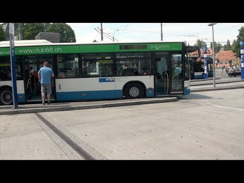 Mitfahrt VBL Linie 19 Luzern Bahnhof-Kantonsspital-Friedental (MB Citaro O530G #156)