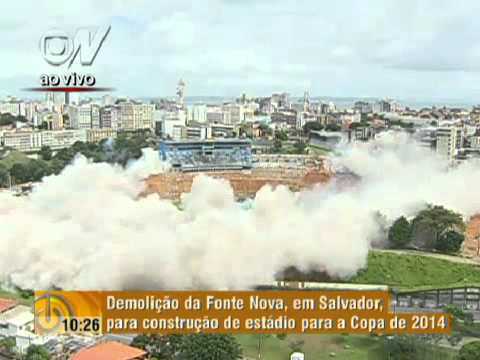 Implosão da Fonte Nova - 29/08/10 (AO VIVO)
