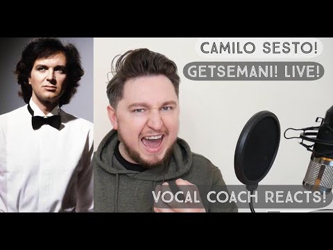Vocal Coach Reacts! Camilo Sesto! Getsemani! Live!