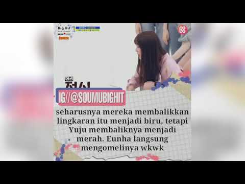 97line of GFRIEND; Eunha mengomeli Yuju