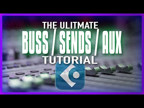 Busses vs Sends vs VCA explained in Cubase.