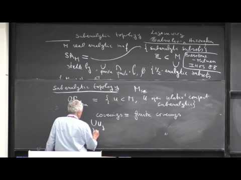 Subanalytic topologies and filtrations on the sheaf of holomorphic functions - Pierre Schapira