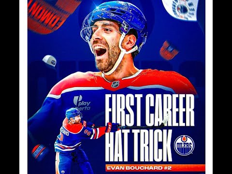 The Cult of Hockey's "Evan Bouchard with his historic performance in Oilers OT win" podcast