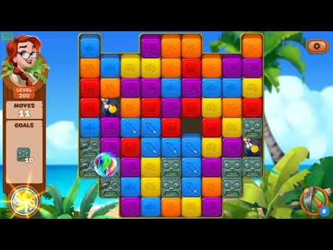 Lost Island Blast Adventure level 205