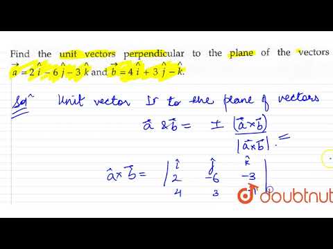 Find a unit vector perpendicular to A = 2i + 3j + k and and B = i - j